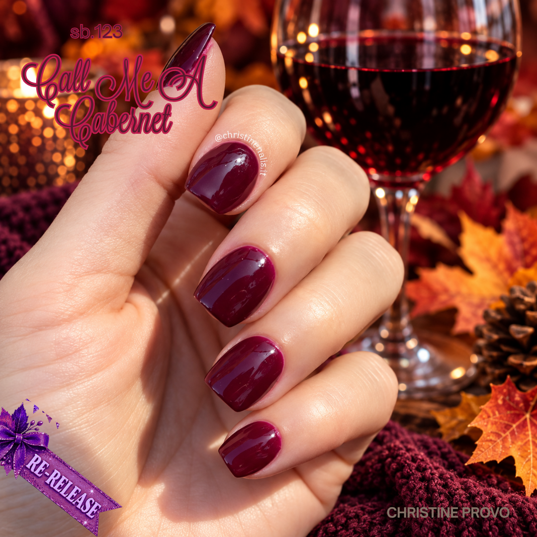 Dip Powder: sb.123 Call Me A Cabernet