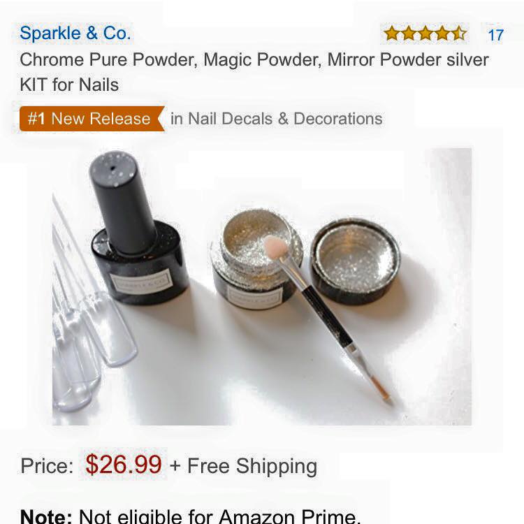 Chrome Pure Mirror Powder Basic Kit