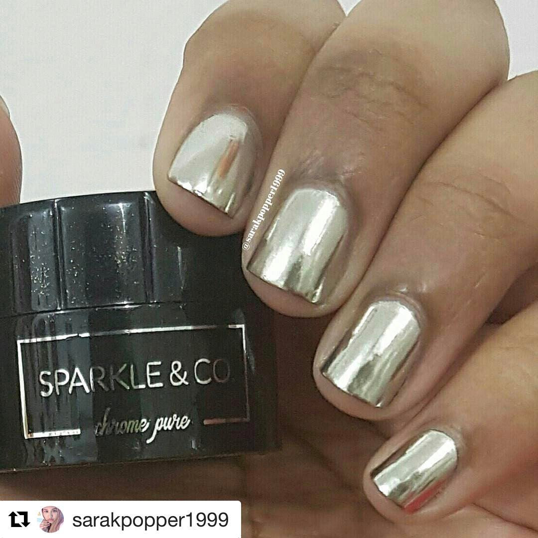 REGULAR POLISH (NOT GEL) Chrome Pure Mirror Powder Basic Kit