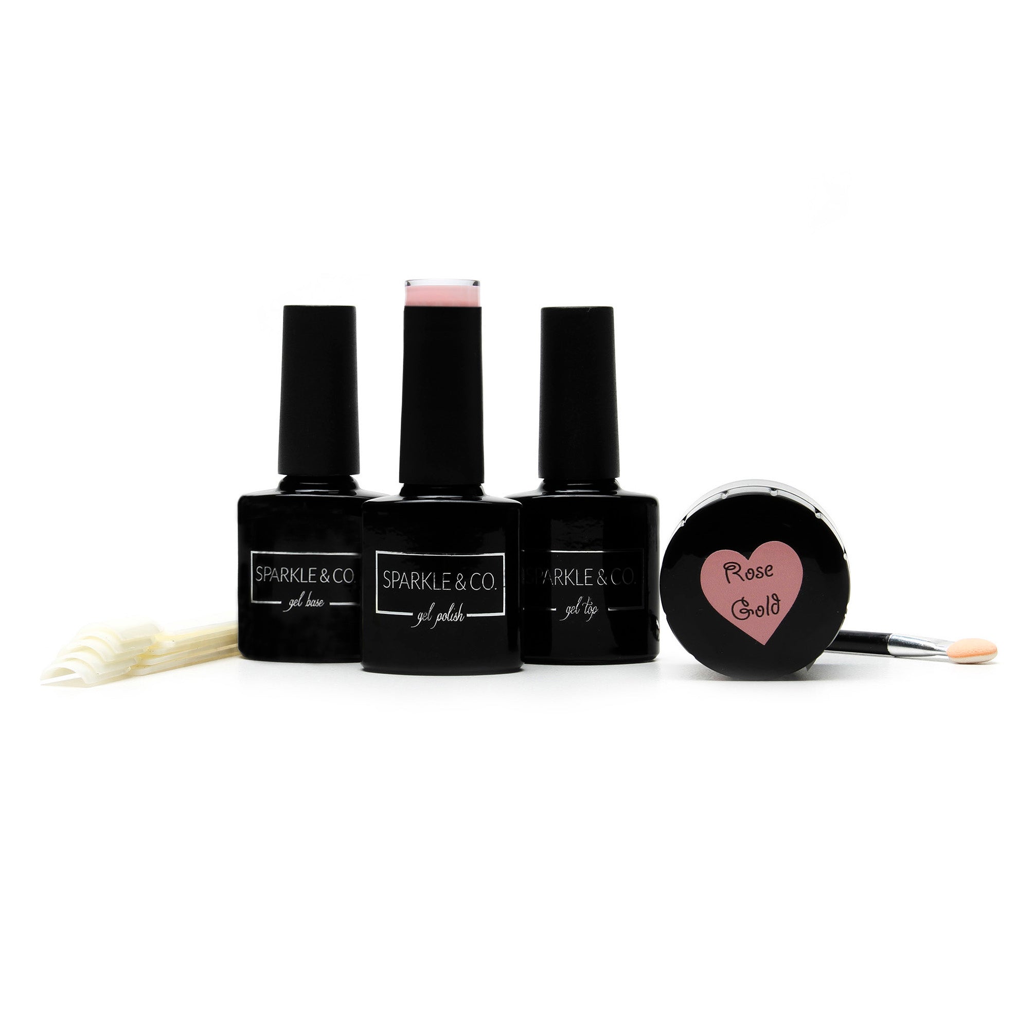 Deluxe GEL Rose Gold Chrome Pure Powder Kit