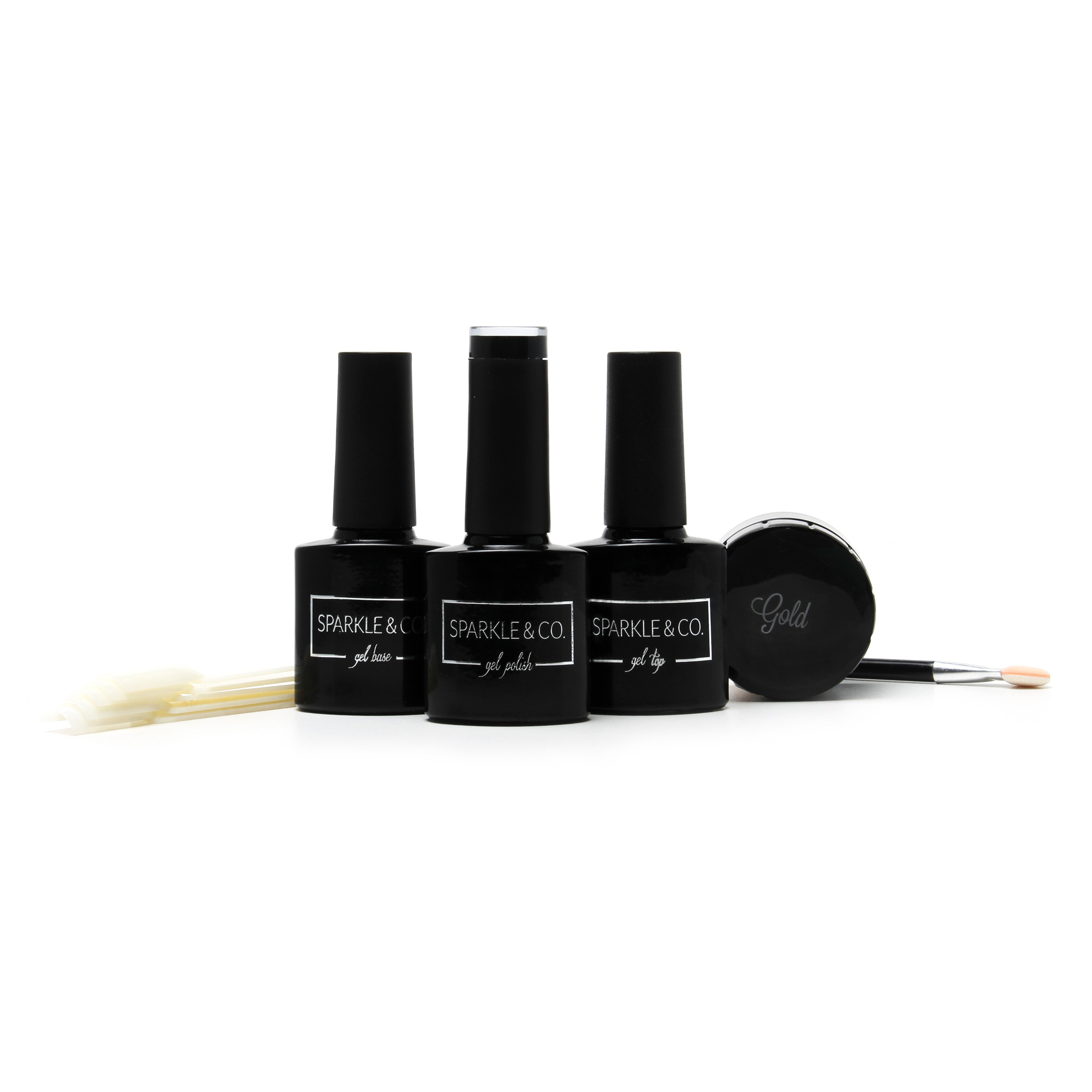 Deluxe GEL Gold Chrome Pure Powder Kit