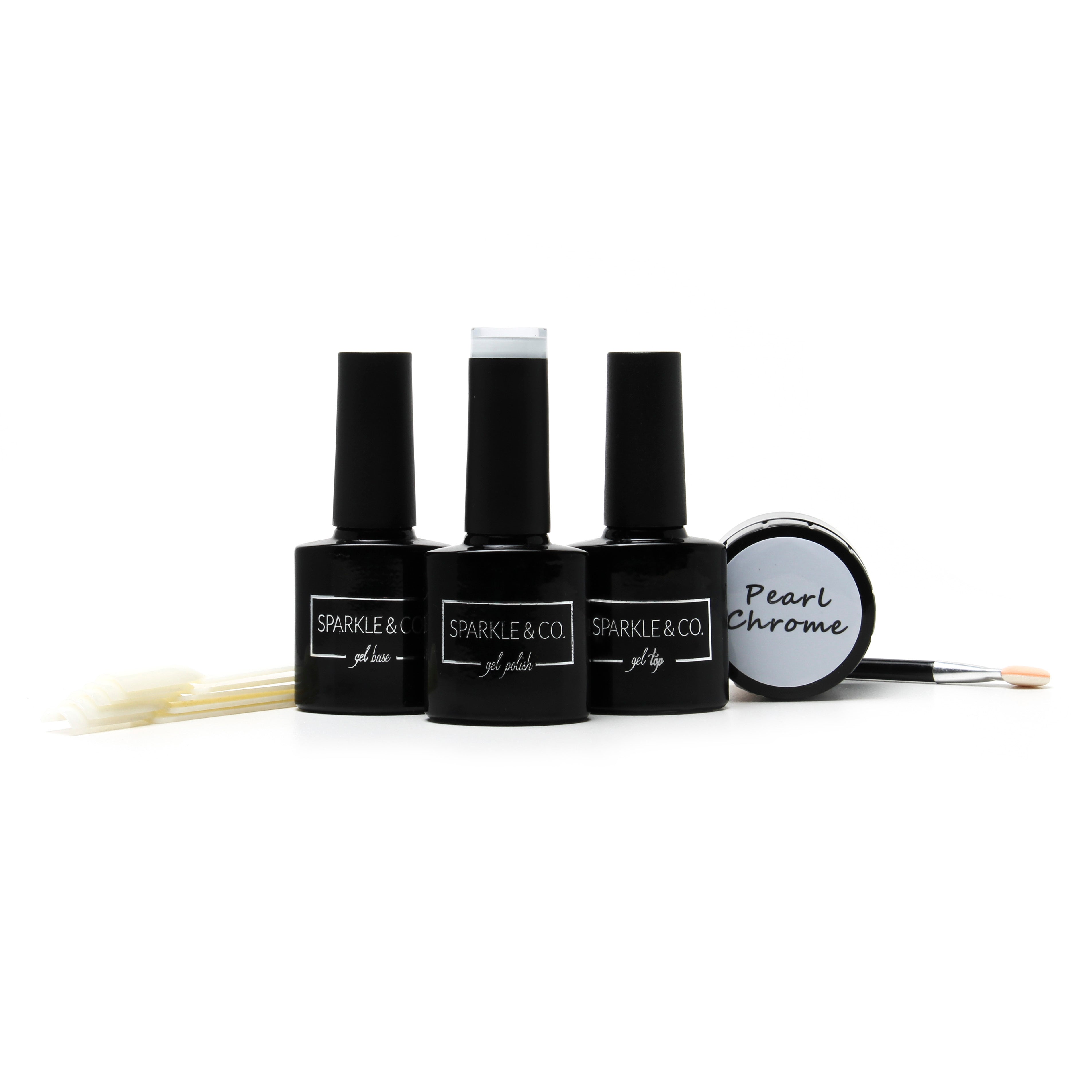 Deluxe GEL Pearl Chrome Pure Powder Kit
