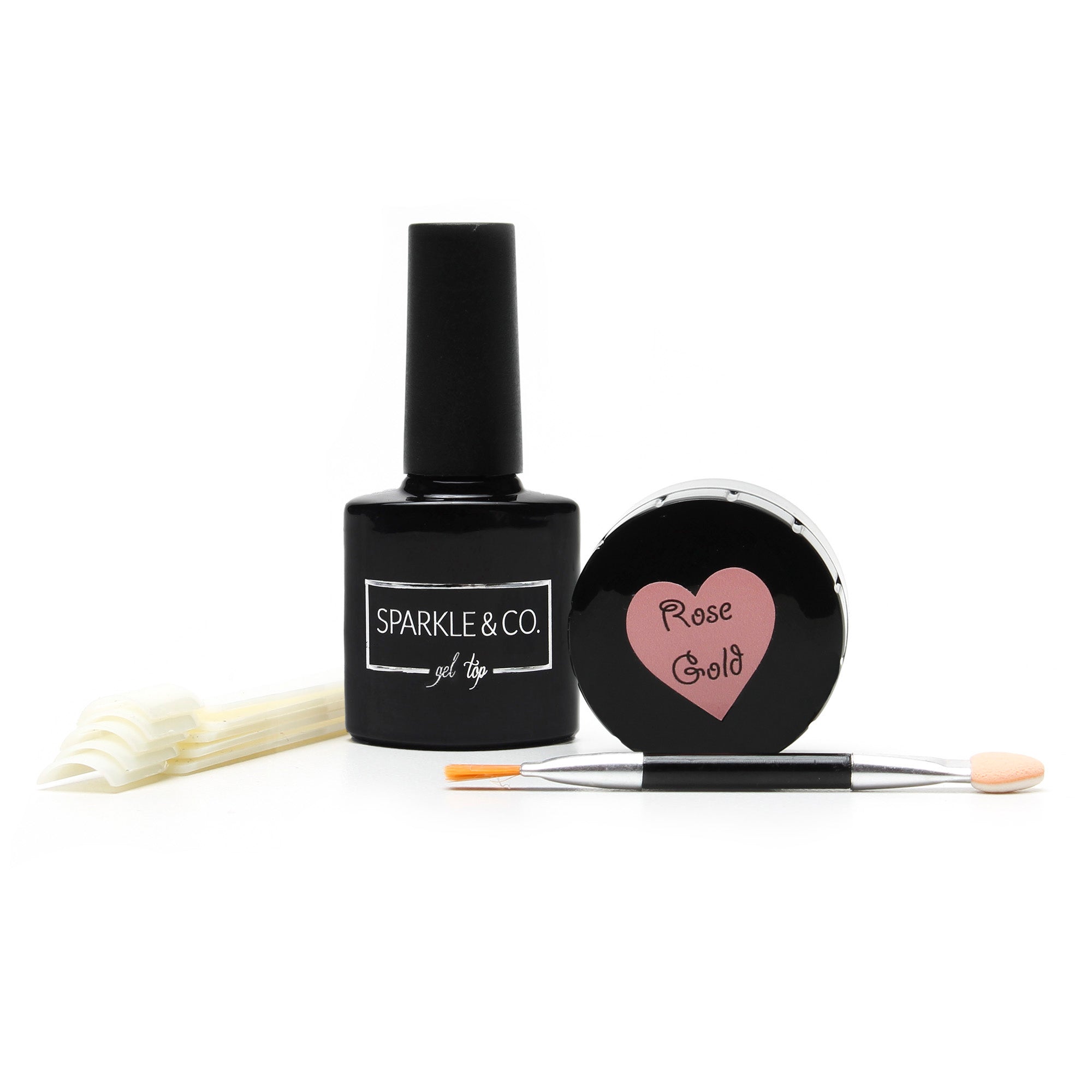 Basic GEL Rose Gold Chrome Pure Powder Kit