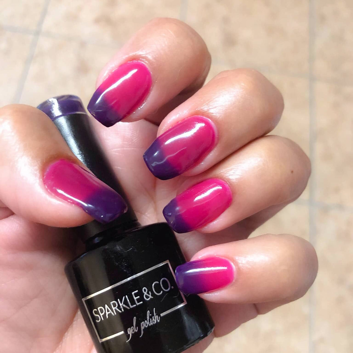 Gel Polish 062 Berry Much in Love (Temp Change) Sparkle & Co.