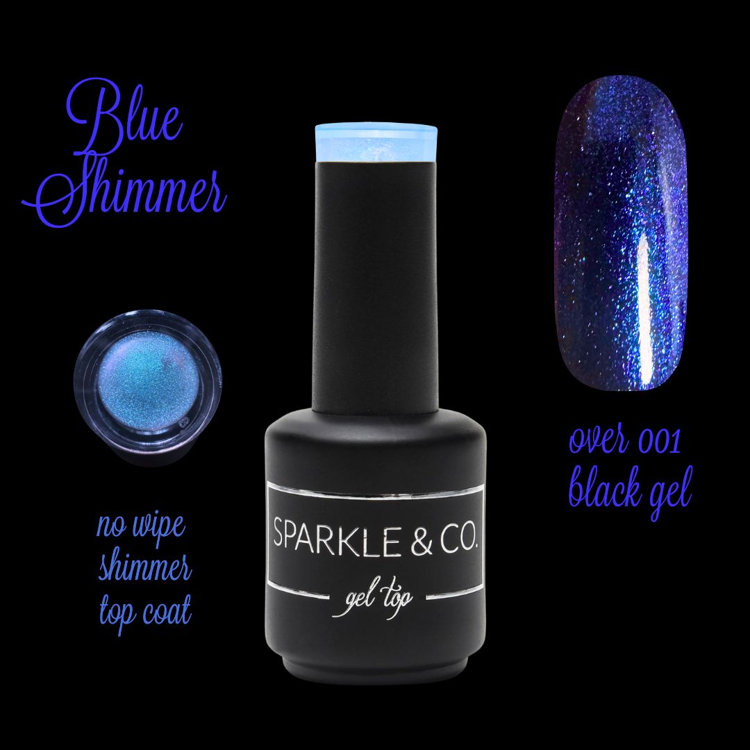 NEW! Gel Liquid: Shimmer Gel Top (No Wipe)