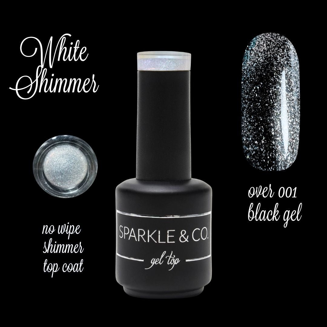 NEW! Gel Liquid: Shimmer Gel Top (No Wipe)