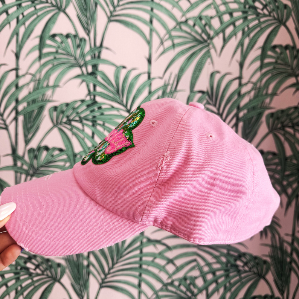Shamrock Sequin Hat - Pink