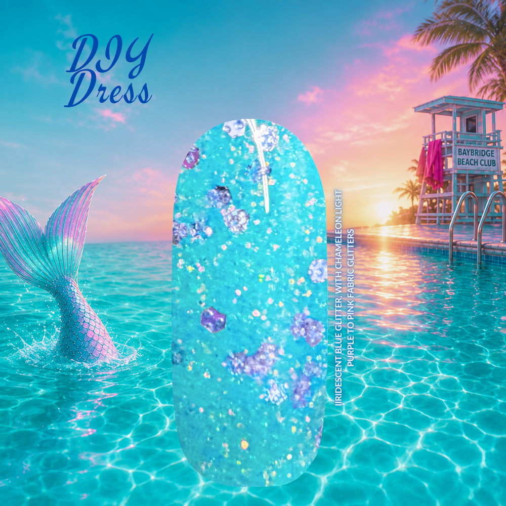 Aquamarine Dip Powder: Choose Color