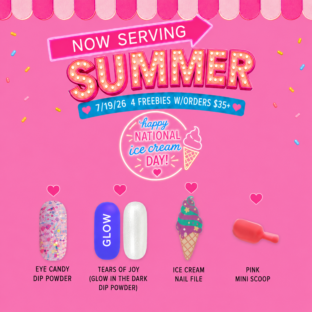 Summer Cone Dip Collection: Choose Color