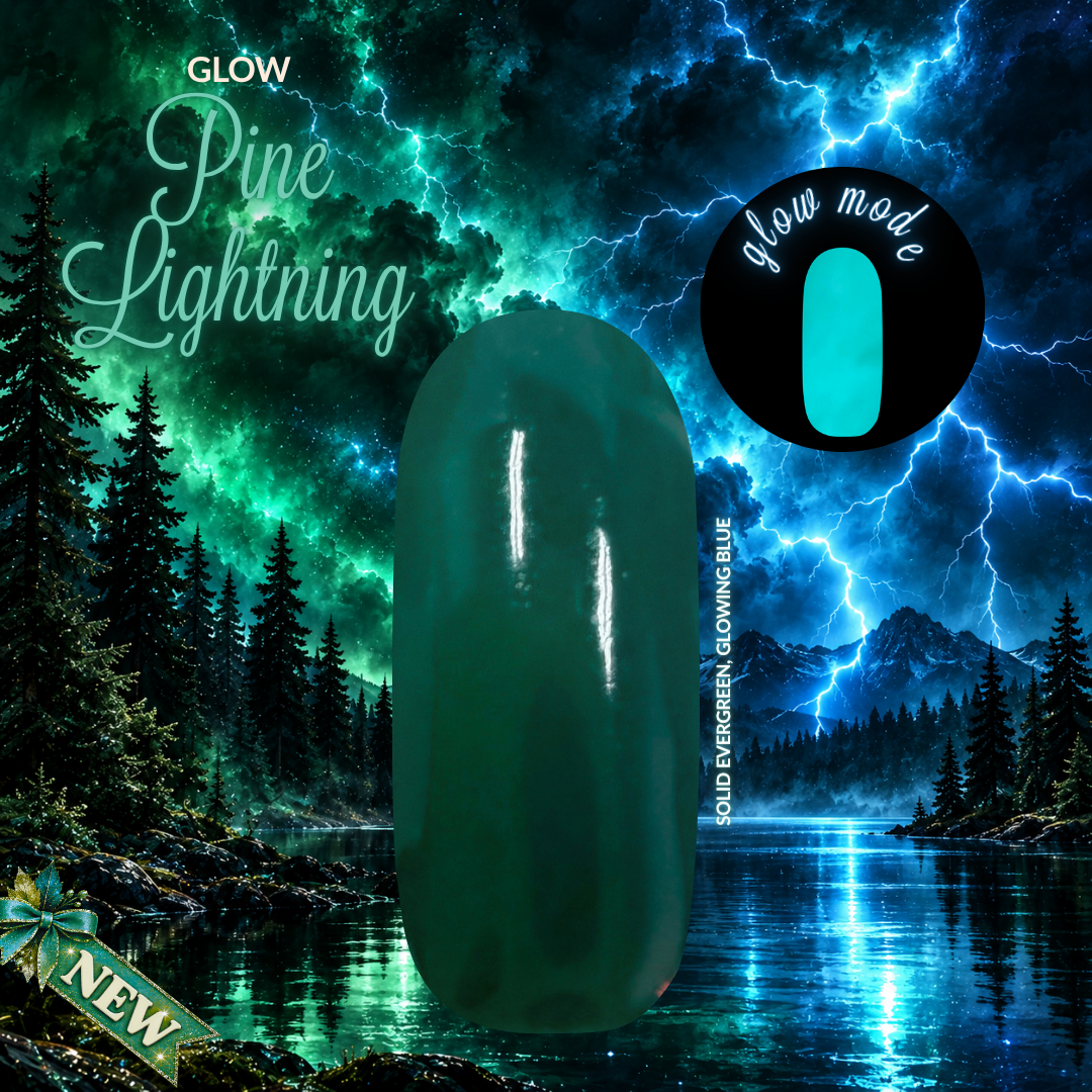 Dip Powder: Pine Lightning (Glow)