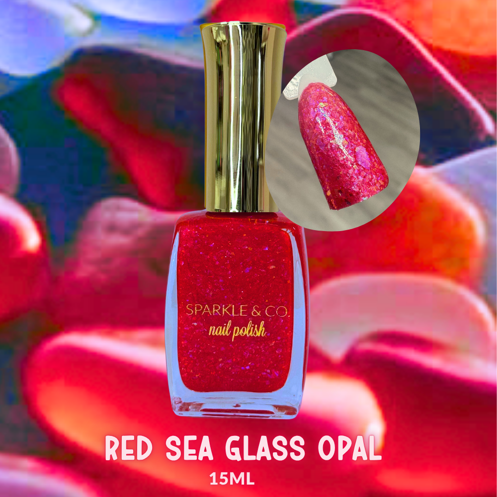 Red Sea Glass Opal: Nail Polish