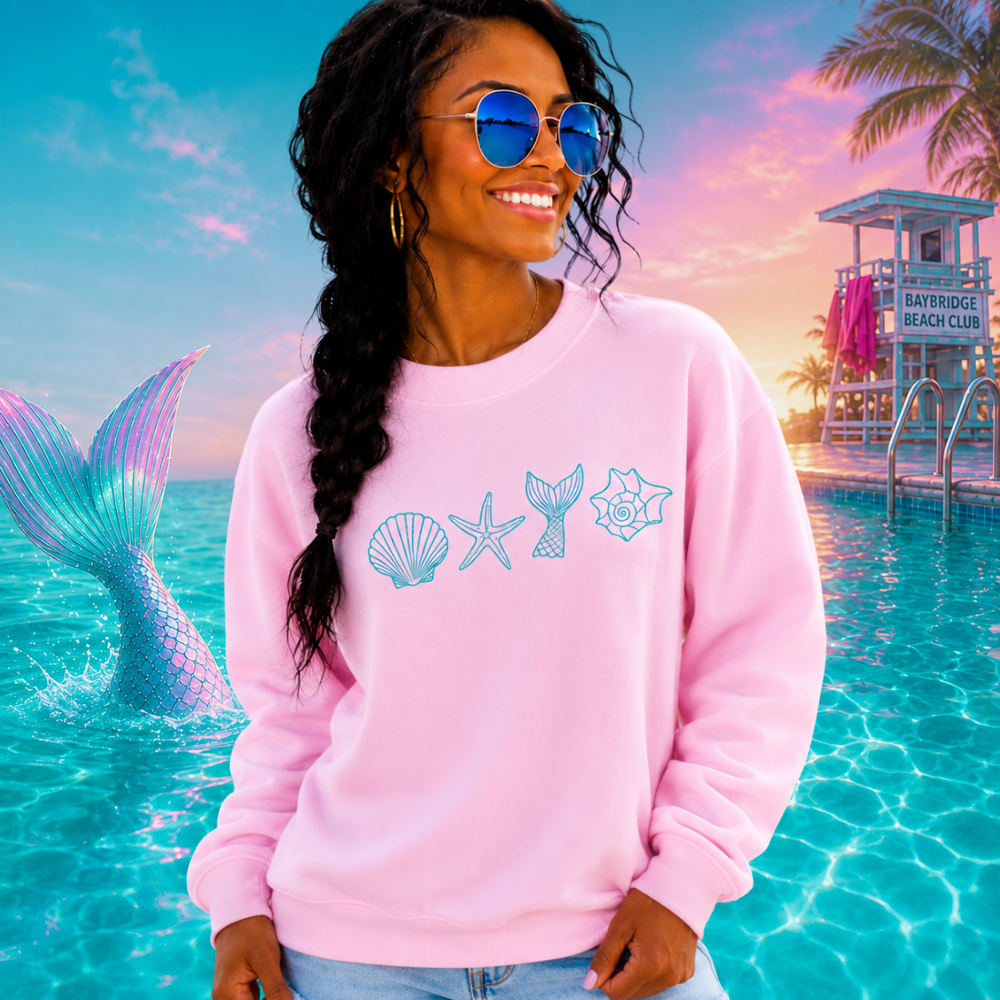 Mermaid Sweatshirt: Choose Style