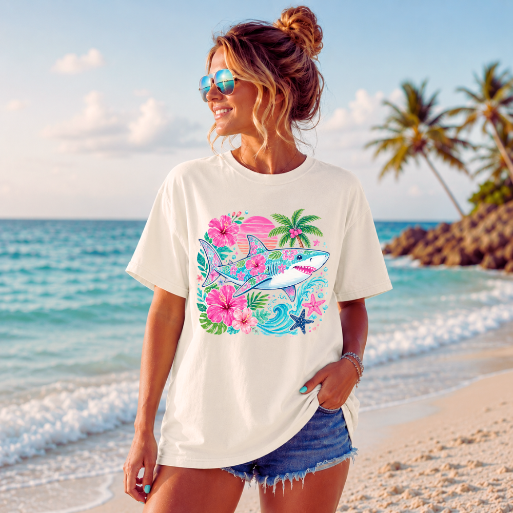 Tropical Shark Shirt