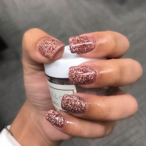 Dip Powder: dp.104 Rose Gold Fierce