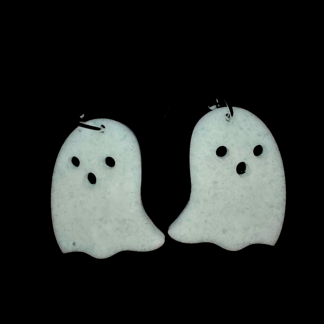 👻 Ghosted Earrings (Glow-in-the-Dark + Matching Dip Powder)