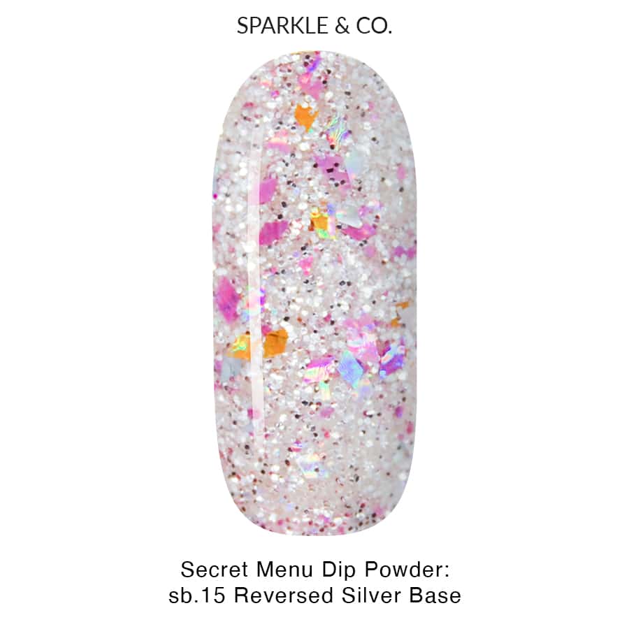 Dip Powder Farewell: Secret Menu: sb.15 Reversed - Silver Base