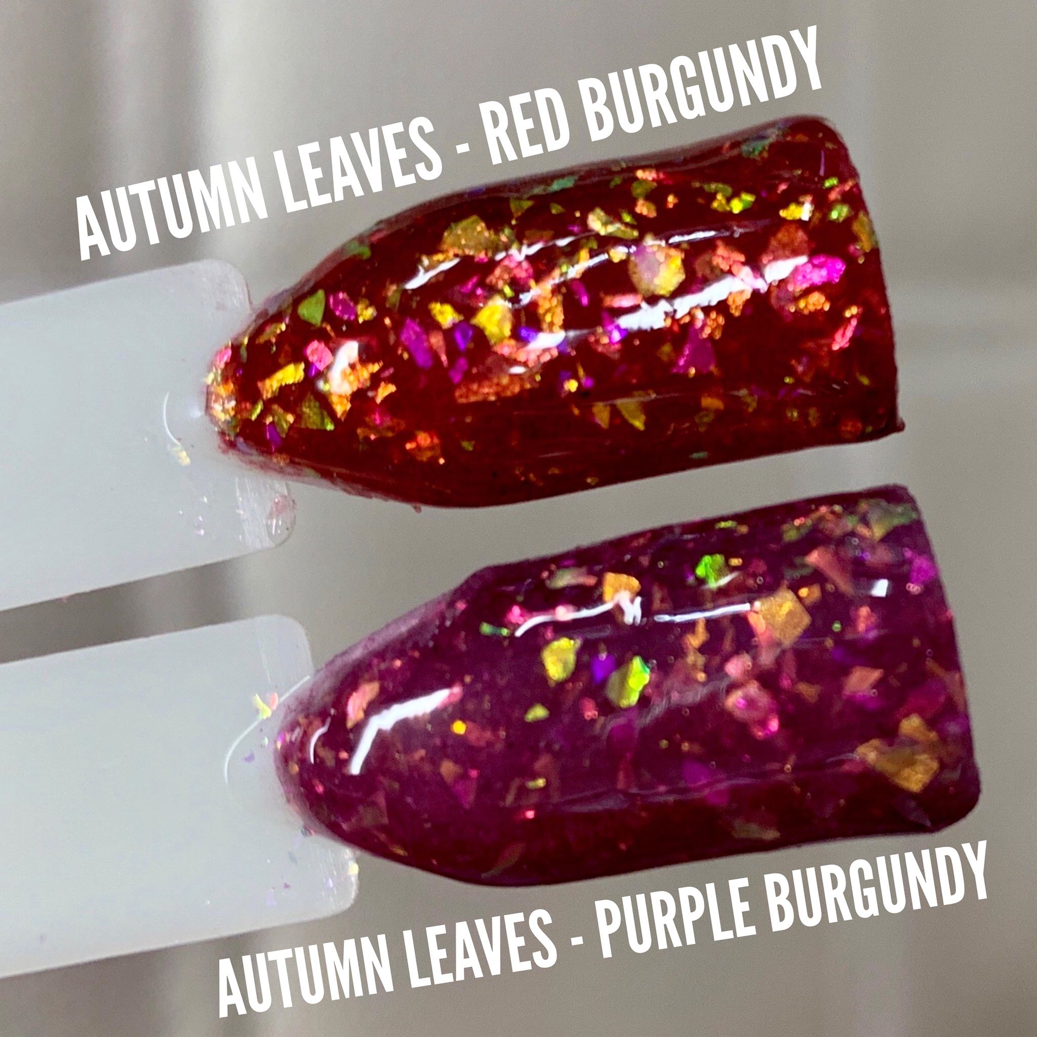 Secret Menu: Autumn Leaves Red Burgundy