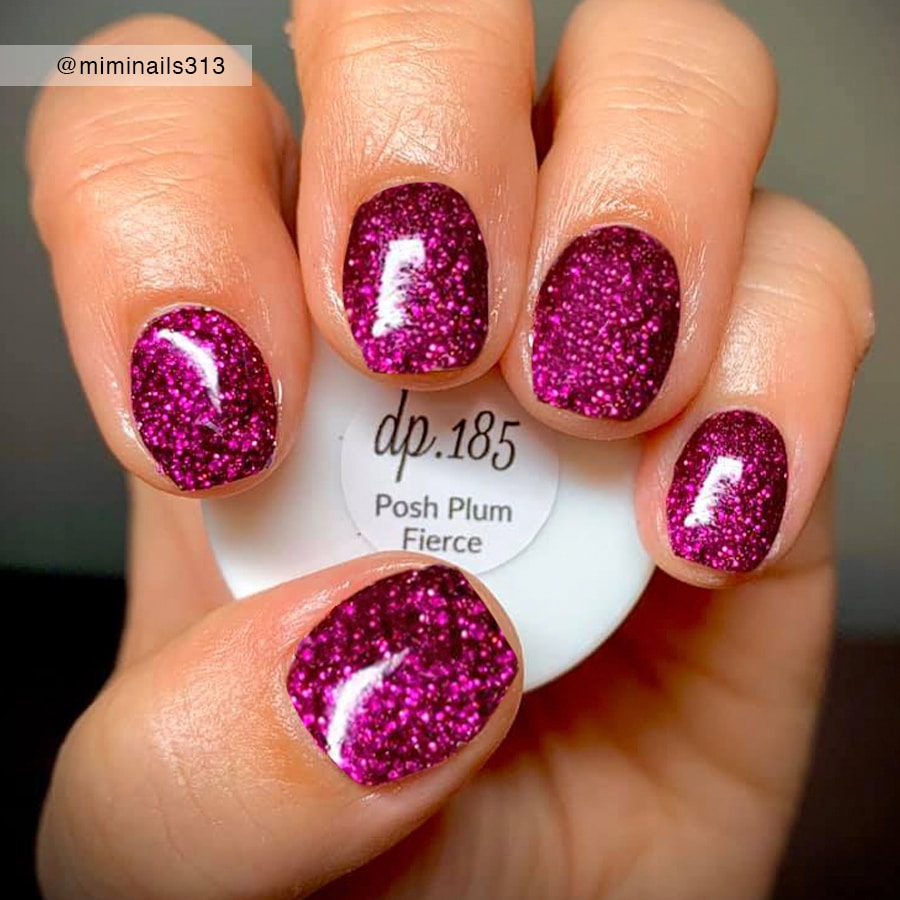 Dip Powder: dp.185 Posh Plum Fierce