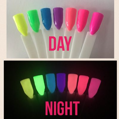 NEW! Sparkle & Co. Neon/Glow Dip Powders 1oz. Jar - Choose Color
